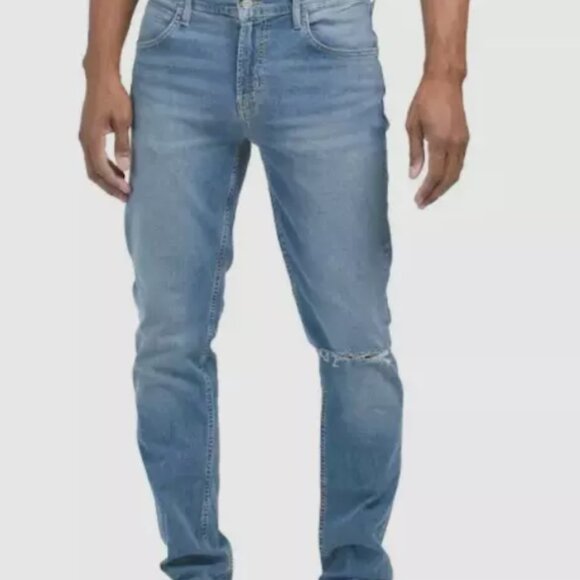 HUDSON Jeans Size 30X34 Blake Slim Straight Men's Blue Jeans - Picture 3 of 11